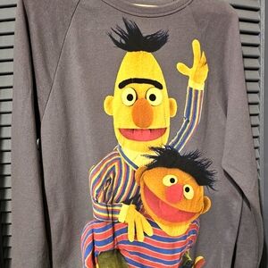 Bert and Ernie Grey Sweatshirt
